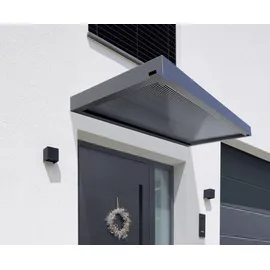 Gutta Rechteckvordach BS 3D-Line 200 x 90 cm anthrazit
