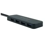 AISENS A106-0399 Schnittstellen-Hub USB 3.2 Gen 1 (3.1 Gen 1) Type-A 5000 Mbit/s Schwarz
