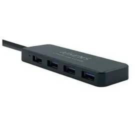 AISENS A106-0399 Schnittstellen-Hub USB 3.2 Gen 1 (3.1 Gen 1) Type-A 5000 Mbit/s Schwarz