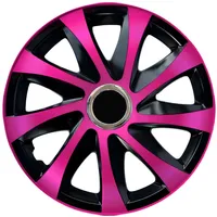 NRM Radzierblende Drift EXTRA schwarz/pink 14 Zoll 4er Set