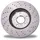 Brembo Bremsscheibe PRIME LINE - UV Coated Disc Vorne Gelocht [Hersteller-Nr. 09.B807.51