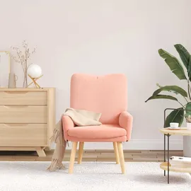 vidaXL Entspannungsstuhl Rosa 63 x 67 x 94 cm Stoff