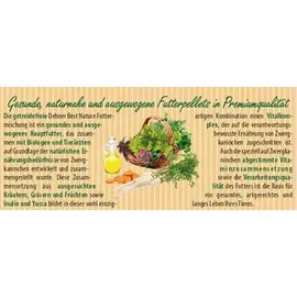 Dehner Best Nature Zwergkaninchenfutter Pellets, 3 kg