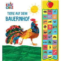 phoenix international publications inc. Eric Carle - Tiere auf dem Bauernhof - 30-Button-Soundbuch - Hardcover-Buch mit 30 Geräuschen