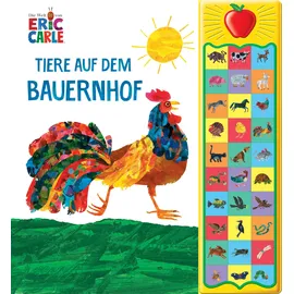 phoenix international publications inc. Eric Carle - Tiere auf dem Bauernhof - 30-Button-Soundbuch - Hardcover-Buch mit 30 Geräuschen