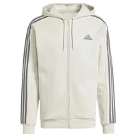 Adidas Herren Essentials Fleece 3-Stripes Full-Zip Hoodie, Alumina, XL