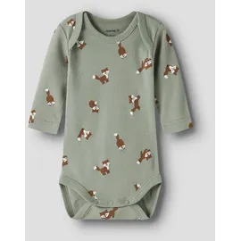 NAME IT - Kid's Body LS FOX 3-Pack - Alltagsunterwäsche Gr. 86 grau