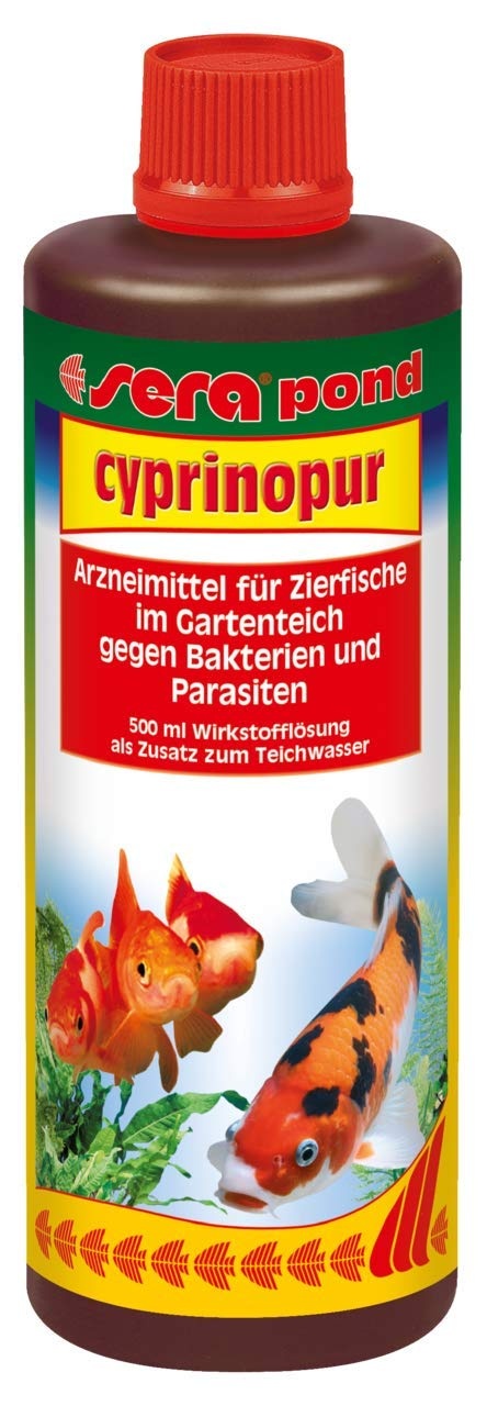sera pond cyprinopur 500 ml - Arzneimittel gegen häufige Erkrankungen im Teich