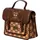 One Piece Chess-Satchel Rucksack-Schultertasche, Kamel, 27 x 20 cm