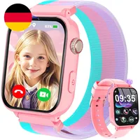 4G Smartwatch Kinder, Kinder Telefonuhr Mit GPS, Wifi, SOS, Videoanruf, Voice Ch