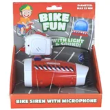 Johntoy Bike Fun Fietssirene Brandweer met Microfoon
