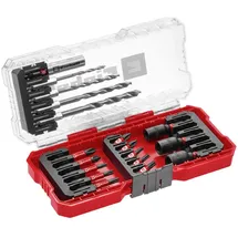 Einhell Steckschlüssel-Bit-Einsatz-Set 1/4 (6.3 mm) 18teilig 108709