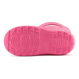 Ladeheid Eva Kinder Gummistiefel für Jungen Mädchen Regenschuhe Bequeme und wasserdichte Regenstiefel Kinder LA-CA-01 (rosa, 34/35 EU