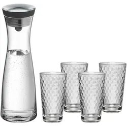 Basic Set Wasserkaraffe mit 4 Gläsern