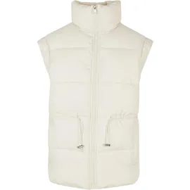 URBAN CLASSICS Waisted Puffer Weste White Sand S