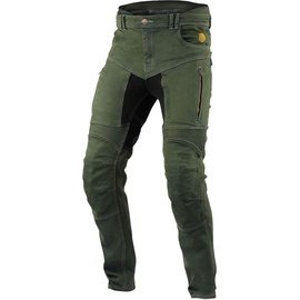 Trilobite Parado, Jeans Damen Motorradjeans, grün-braun, Größe 32