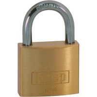 KASP Vorhängeschloss 30mm gleichschließend Goldgelb Schlüsselschloss