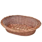 vidaXL Hundekorb aus Weide Natur 70 cm