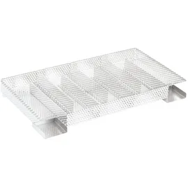 vidaXL Kaltrauchgenerator 35 cm Edelstahl weiß