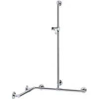 Keuco Plan Care Duschhandlauf mit Brausestange verchromt 797 x 797 x 1263 mm