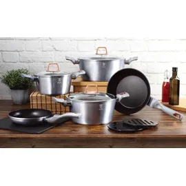 Berlinger Haus Moonlight Topf-Set 3-tlg. Suppentopf + Bratentopf + Stielkasserolle