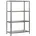 SimonRack Metallregal 1500x1100x300 mm 4 Böden 75 kg Biegepunkt Verzinkt Galvanized One Size
