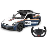 Jamara RC-Auto Porsche 911 Dakar Performance 1:14 2,4GHz RTR blau (402212)