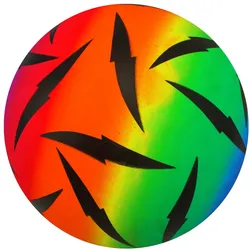 PVC Ball Rainbow, 22 cm, Blitz, 8 Ball