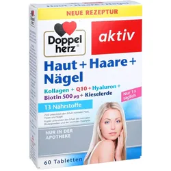 Doppelherz aktiv Haut + Haare + Nägel