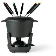 Funktion Fondue-Set mit Gabeln in Sort støbejern | Gr.: onesize