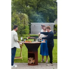 barbecook erhöhter Grill 36 cm Karbonstahl grau