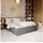 Fdm Stauraumbett Bett Stauraumbett PANAMA SP Bettgestell 140x200 & weitere Größen (verfügbar 90x200 120x200 140x200 160x200 180x200cm, Bettrahmen, Bett, mit großen Kopfteil, mit Bettkasten zum aufklappen), mit/ohne Matratze grau 90 cm