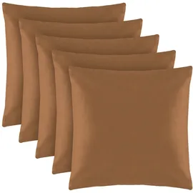 BestLivings Dekokissen 40x40 cm Living 5er Pack Braun