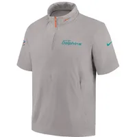 Nike Windbreaker Miami Dolphins NFL Sideline Coach grau M