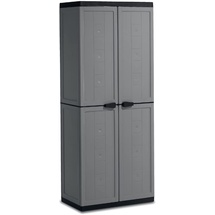 KIS Jolly hoch 0,68 x 0,39 x 1,66 m dunkelgrau/schwarz