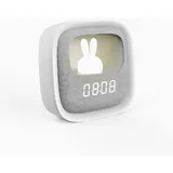 Forever Light Hasenfigur Alarm Wecker weiß