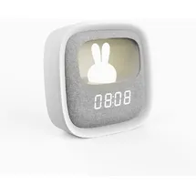 Forever Light Hasenfigur Alarm Wecker weiß