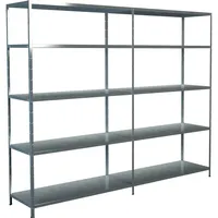 SCHULTE Regalwelt Schulte Regal-Set 1 Steckregal und 1 Anbauregal 200 cm x 240 cm x 50 cm verzinkt