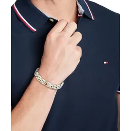 Tommy Hilfiger H-LINK Gliederarmband Blau/Rot 19 cm