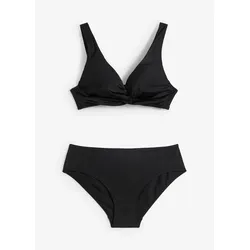 bonprix Push up Bikini (2-tlg.Set), schwarz, 36