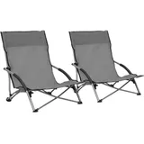 vidaXL, Liegestuhl, Strandstühle (65.50 cm)