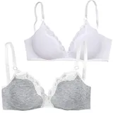 PETITE FLEUR Bralette-BH grau 70C