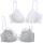 PETITE FLEUR Bralette-BH grau 70C