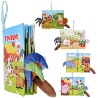 Playtastic 3D-Stoffbuch "Bauernhof" für Babys (0 bis 6 Monate),