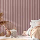 A.S. Création Natural Living Streifentapete 53 cm 10 m grau/lila 386654