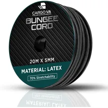 CARGO VA Intelligent Vehicle Accessories Gummiseil 5 mm 20 m Schwarz