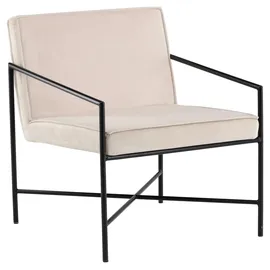 VCM Sessel Rakel Velours 75 x 75 x 75 cm Beige