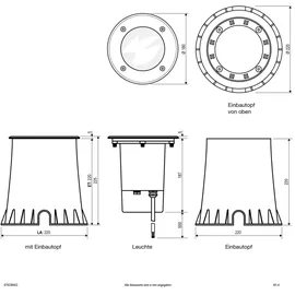 EVN Bodeneinbauleuchte 679238402