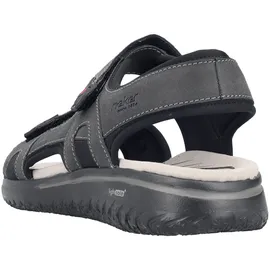 Rieker Trekkingsandalen Herren Schwarz 41