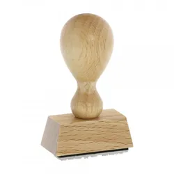 Holzstempel (40x20 mm - 4 Zeilen)